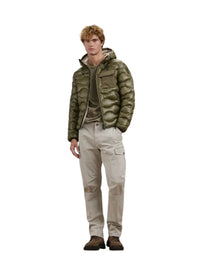 Piumino Onde Bryant Blauer Nero | Wellington Jeans