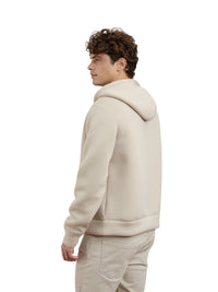 Felpa Uomo Blauer Colby Scuba con Cappuccio e Zip in Tessuto Tecnico