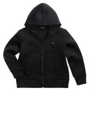 Felpa Uomo Blauer Colby Scuba con Cappuccio e Zip in Tessuto Tecnico