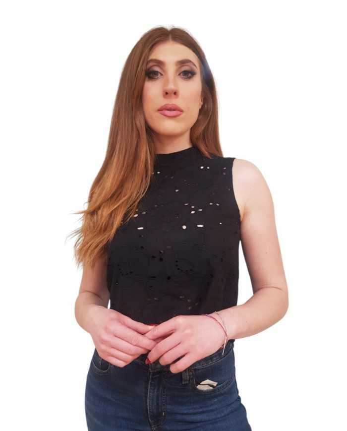 Top Gaudì Donna Collo Alto Pizzo San Gallo | Wellington Jeans