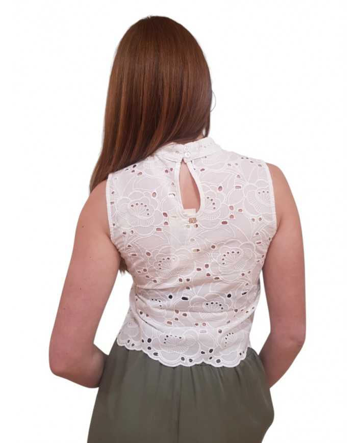 Top Gaudì Donna Collo Alto Pizzo San Gallo | Wellington Jeans