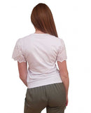 T-shirt Gaudì Donna con Maniche in Pizzo Regular | Wellington Jeans