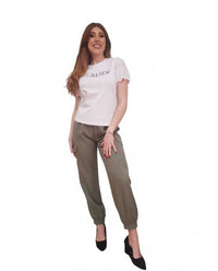 T-shirt Gaudì Donna con Maniche in Pizzo Regular | Wellington Jeans