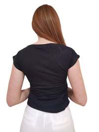 T-shirt Donna Gaudì con Stampa Floreale e Strass | Wellington