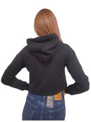 Felpa Donna Gaudì con Cappuccio e Logo Strass | Wellington