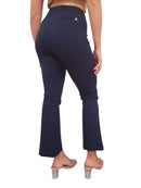 Pantaloni Gaudì Flare Cropped con Piega Stirata