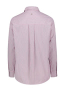 Camicia Gaudi Donna Righe Strass Rosa Scintillante
