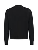 Maglia Gaudi Donna Nera Scollo V Strass Lurex