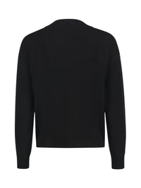 Maglia Gaudi Donna Nera Scollo V Strass Lurex