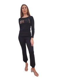 T-Shirt Gaudì Maniche Lunghe con Strass