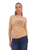 T-Shirt Gaudì Maniche Lunghe con Strass