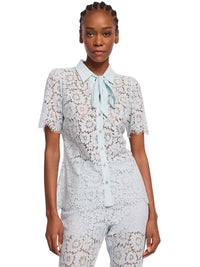 Camicia Gaudì Donna in Pizzo Floreale Elegante | Wellington Jeans