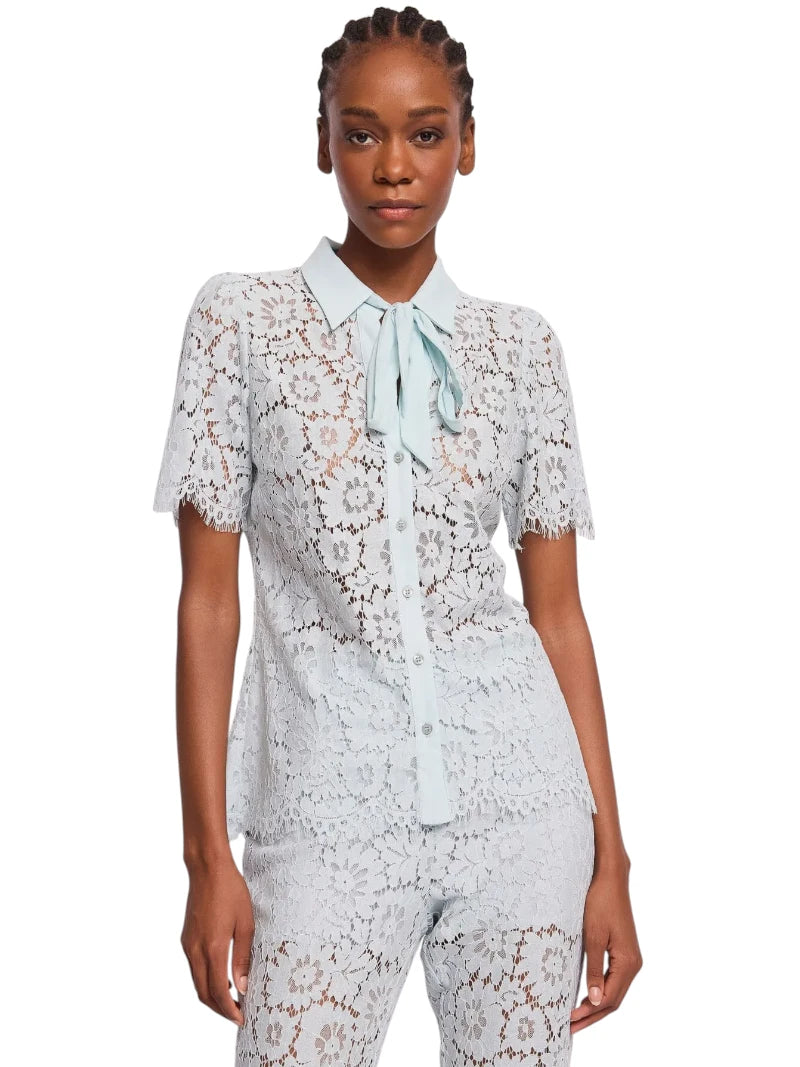 Camicia Gaudì Donna in Pizzo Floreale Elegante | Wellington Jeans