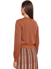 Cardigan Donna Gaudì in Maglia Lurex con Bottoni Dorati | Wellington