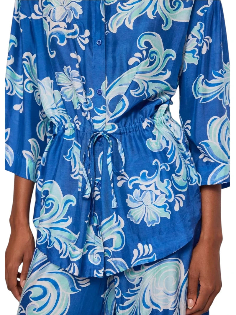 Camicia Donna Gaudì Floreale 100% Viscosa con Coulisse | Wellington