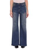 Jeans Wide Leg Donna Gaudì in Cotone Used