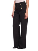 Jeans Wide Leg Donna Gaudì con Bottoni Dorati