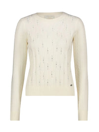 Maglia Girocollo Donna Gaudì con Strass in Viscosa