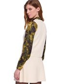 Gilet Donna Gaudì con Bottoni Dorati in Misto Lana