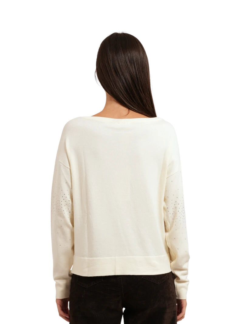 Maglione Donna Gaudì con Strass in Viscosa