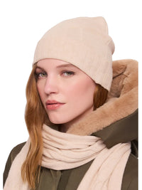 Berretto Beanie Donna Gaudì con Logo in Misto Lana