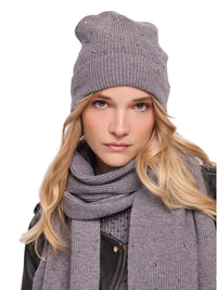 Berretto Beanie Donna Gaudì con Logo in Misto Lana