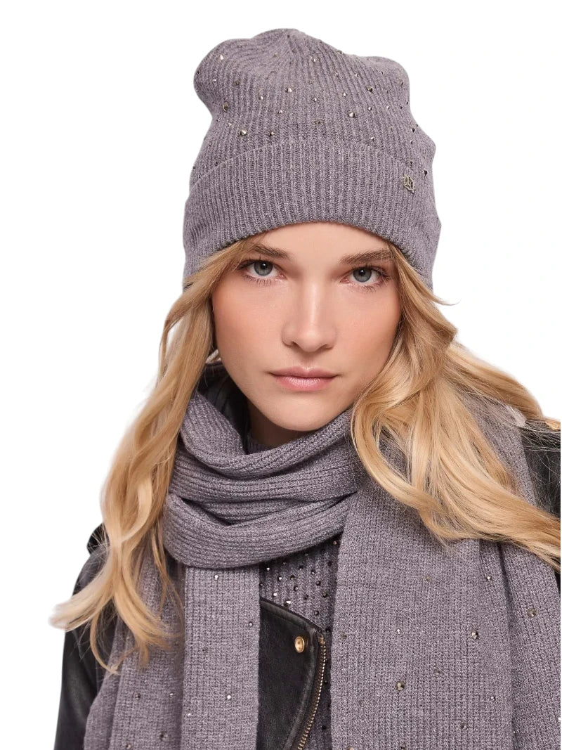 Berretto Beanie Donna Gaudì con Logo in Misto Lana