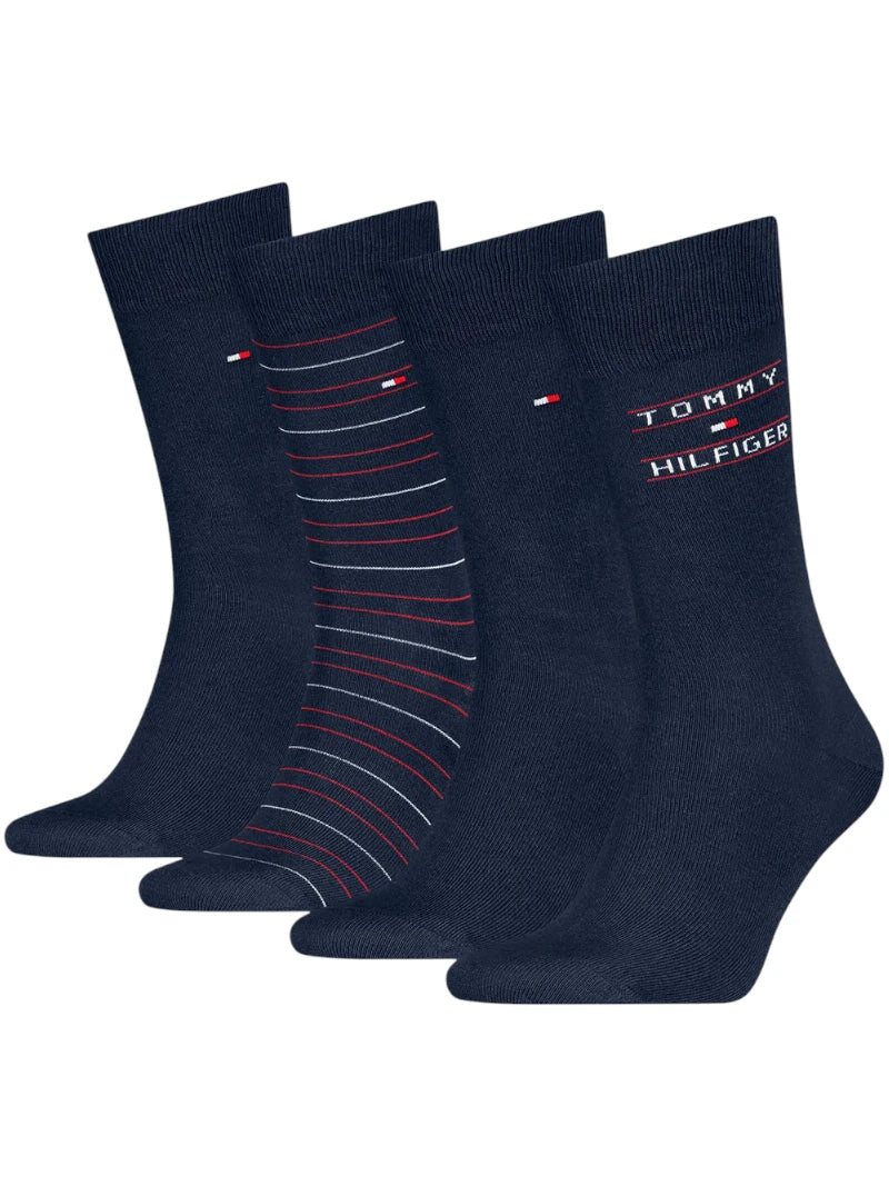 Set 4 Paia Calzini Classici Uomo Tommy Hilfiger