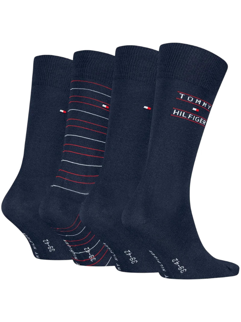 Set 4 Paia Calzini Classici Uomo Tommy Hilfiger