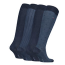 Set 4 Paia Calze Uomo Tommy Hilfiger al Ginocchio