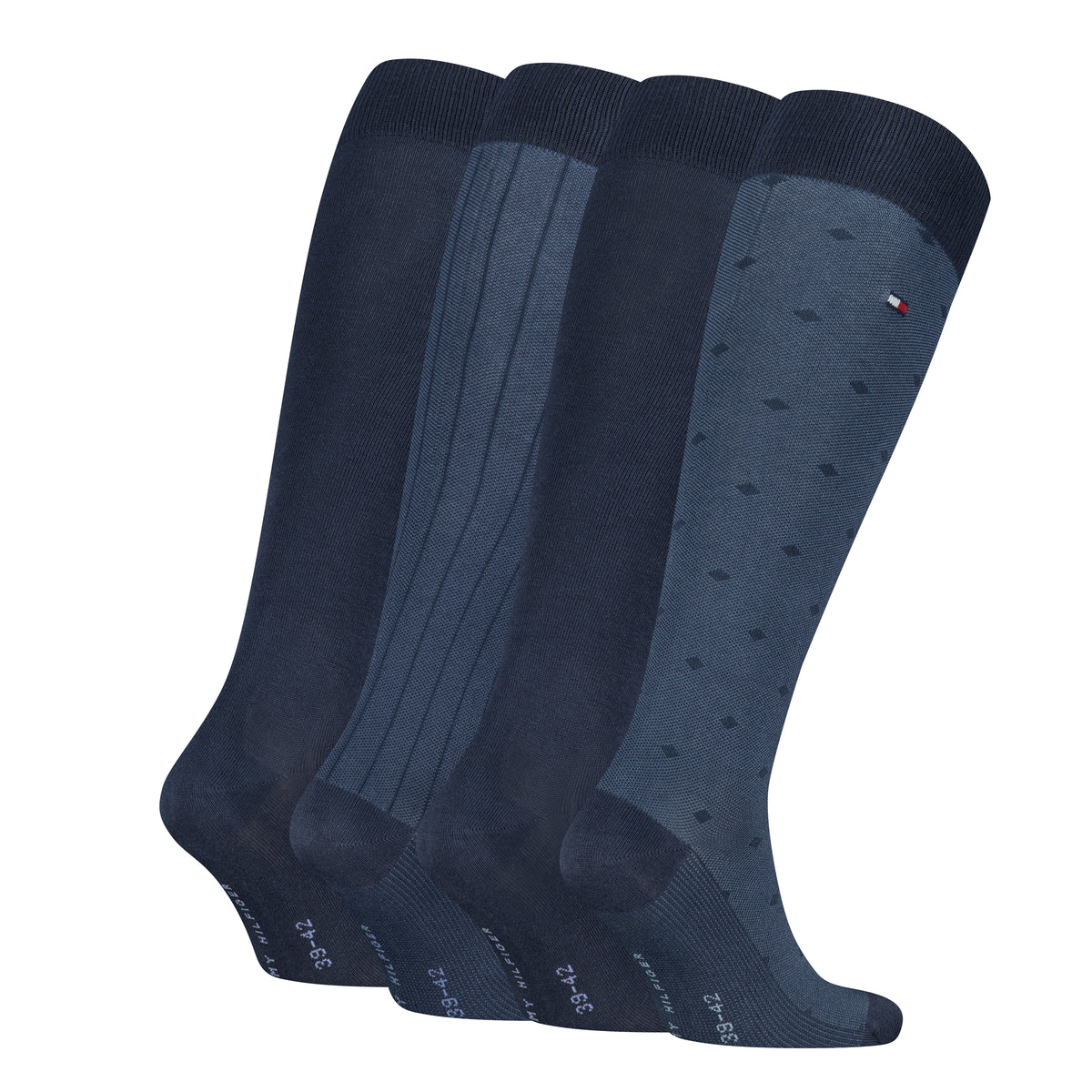 Set 4 Paia Calze Uomo Tommy Hilfiger al Ginocchio