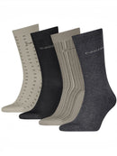Calzini Uomo Calvin Klein 4 Paia in Confezione Regalo