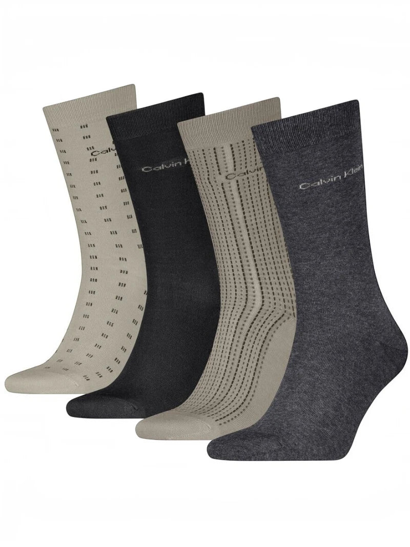 Calzini Uomo Calvin Klein 4 Paia in Confezione Regalo