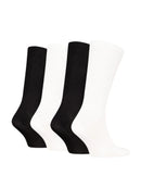 Calzini Calvin Klein 4 Paia Black & White Cotone