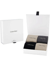 Calzini Uomo Calvin Klein 4 Paia in Cotone Pettinato