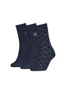Set 3 Paia Calzini Donna Tommy Hilfiger in Confezione Regalo