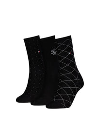 Set 3 Paia Calzini Donna Tommy Hilfiger in Confezione Regalo