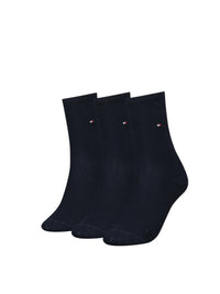 Set 3 Paia Calze Donna Tommy Hilfiger in Cotone