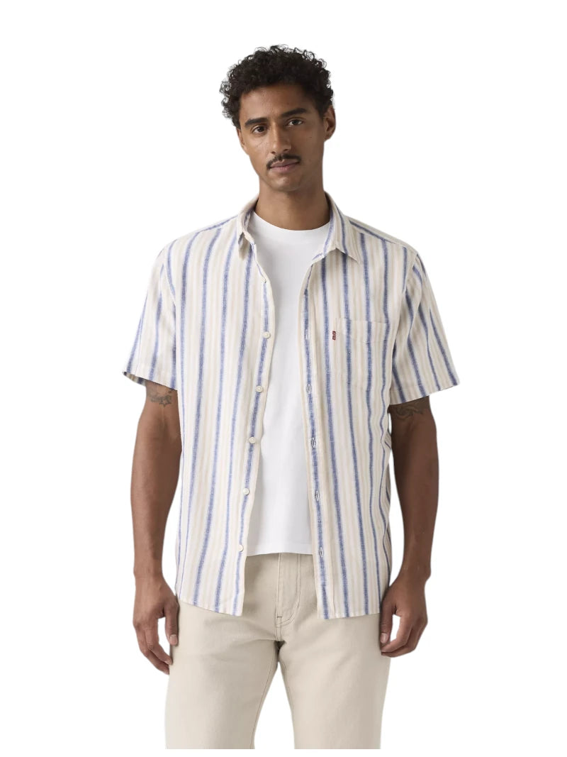 Camicia Levi's Maniche Corte Lino e Cotone - Wellington Jeans