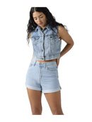Levi's Mom Short Anni 80 Back to Blue | Wellington Jeans