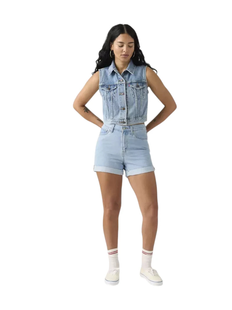 Levi's Mom Short Anni 80 Back to Blue | Wellington Jeans