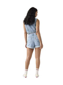 Levi's Mom Short Anni 80 Back to Blue | Wellington Jeans