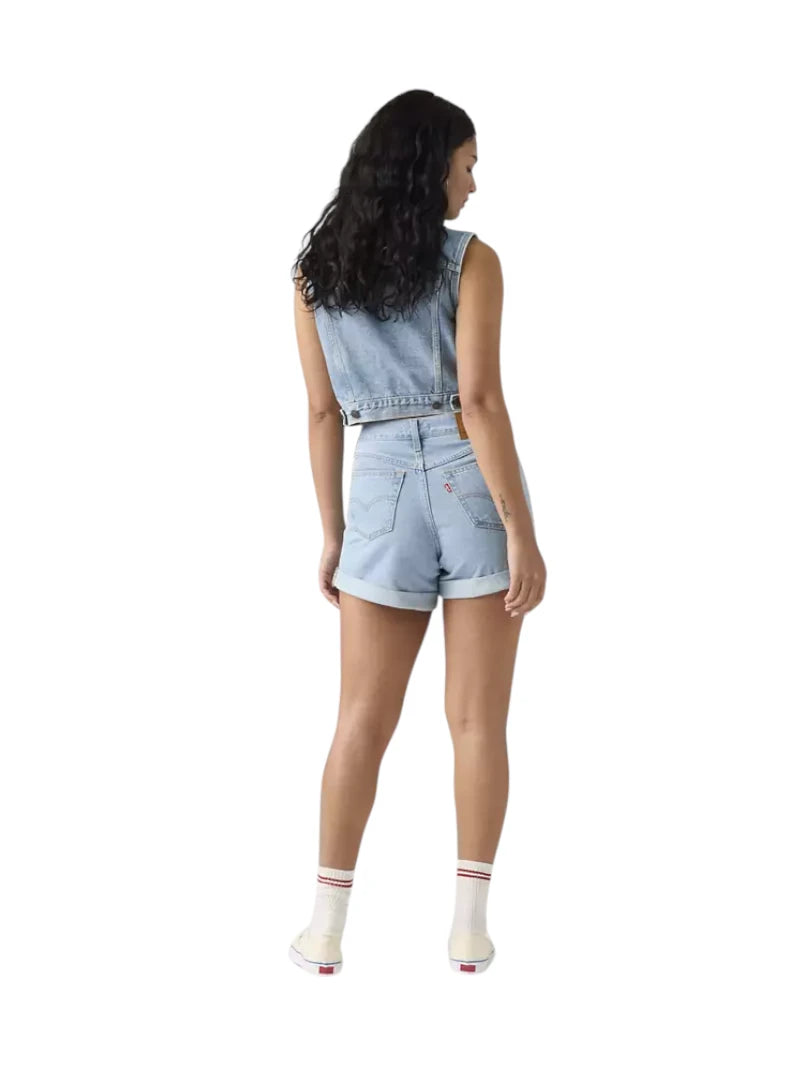Levi's Mom Short Anni 80 Back to Blue | Wellington Jeans