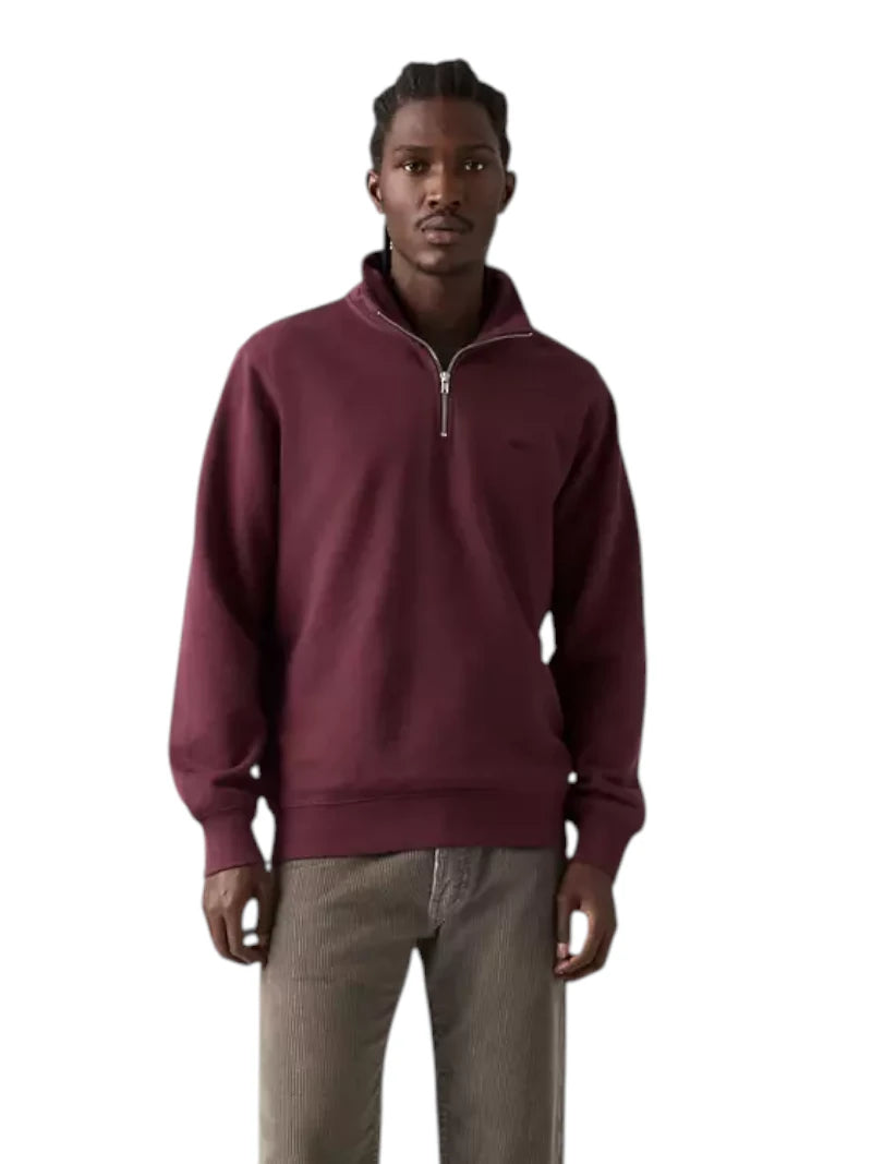 Pullover Levi's Original Housemark Quarter-zip 100% Cotone