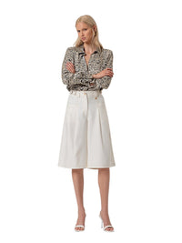 Bermuda Donna Fracomina Flare con Pences | Wellington Jeans