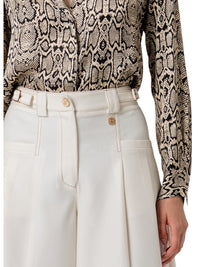 Bermuda Donna Fracomina Flare con Pences | Wellington Jeans