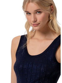 Top Donna Fracomina Slim senza Maniche in Maglia | Wellington
