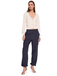 Cardigan Bianco Gaudì con Strass | Wellington Jeans Ariano