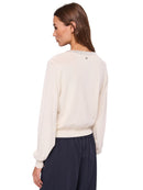 Cardigan Bianco Gaudì con Strass | Wellington Jeans Ariano