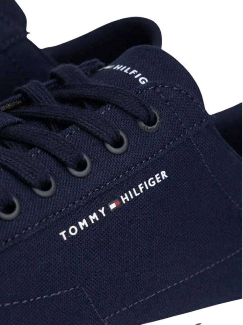 Sneakers Tommy Hilfiger in Tela con Logo in Rilievo | Wellington Jeans